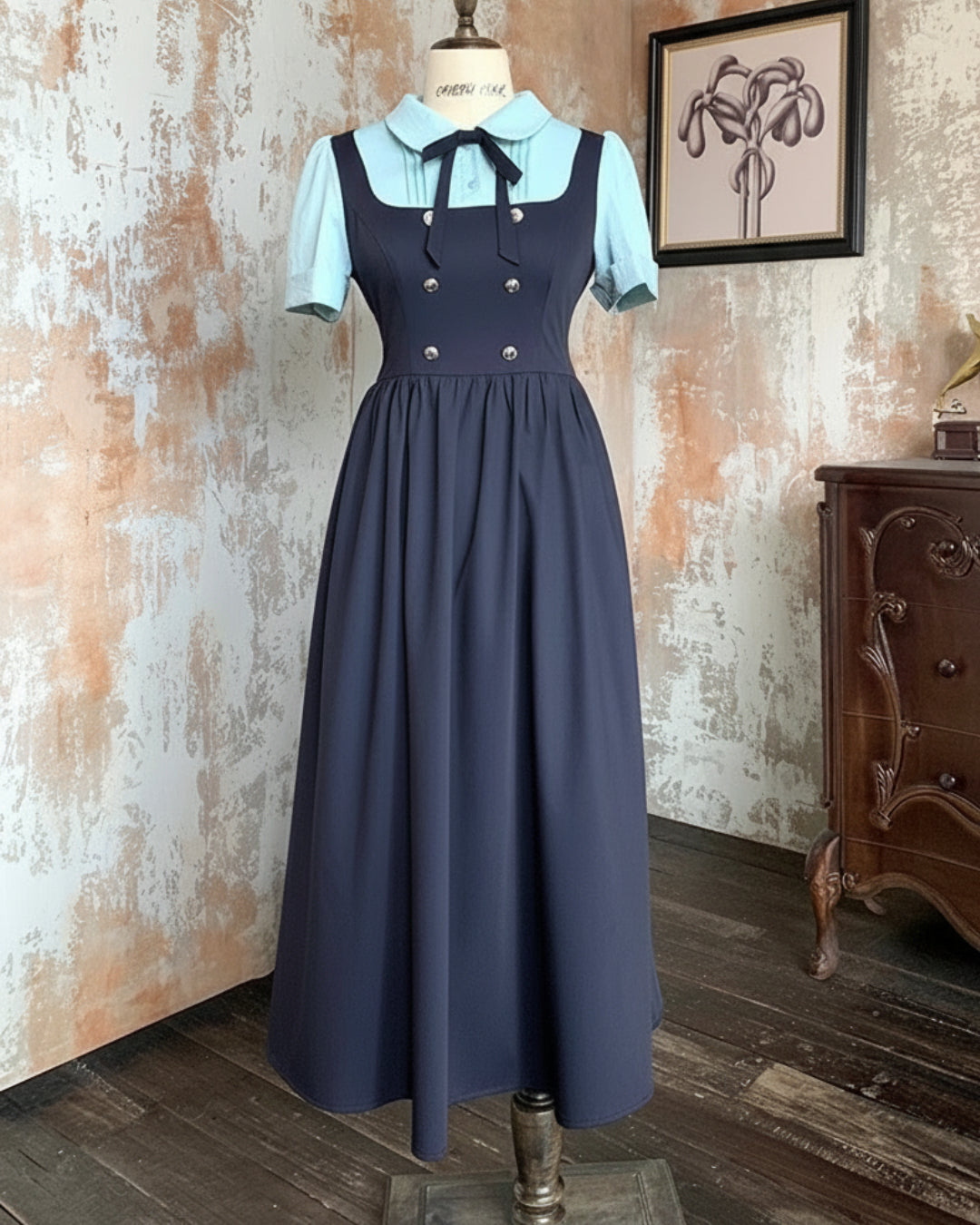 Elara Curve Midi Dress, Vietnamese Designer Dress Brand, old money dress​ plus size