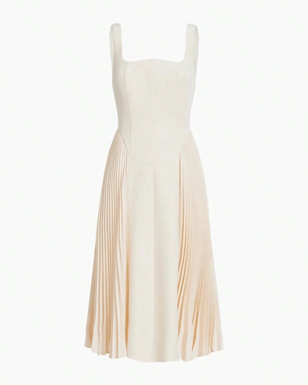 Elena Midi Dress - Beige - L Elena Midi Dress - Beige - L