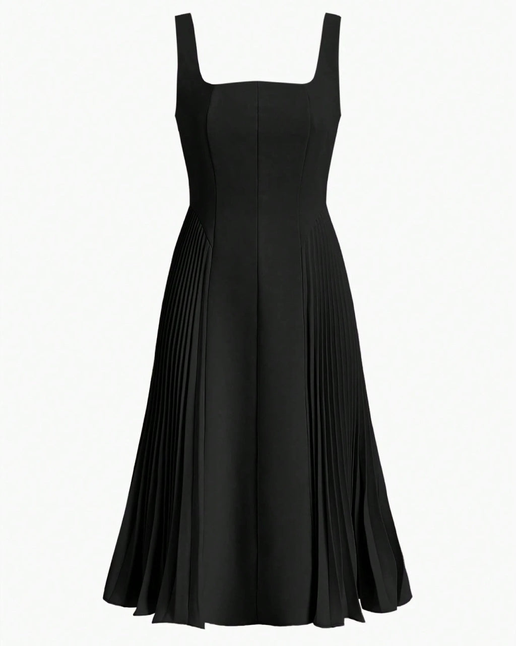 Elena Black Midi Dress, black midi dress​, black dress mid​, midi black dress, black midi dress with sleeves​