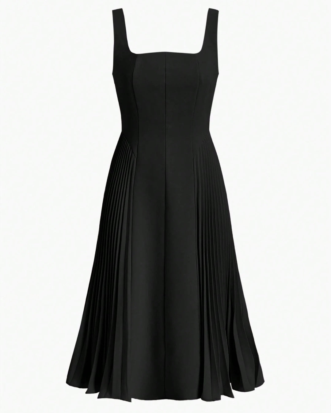 Elena Black Midi Dress, black midi dress​, black dress mid​, midi black dress, black midi dress with sleeves​