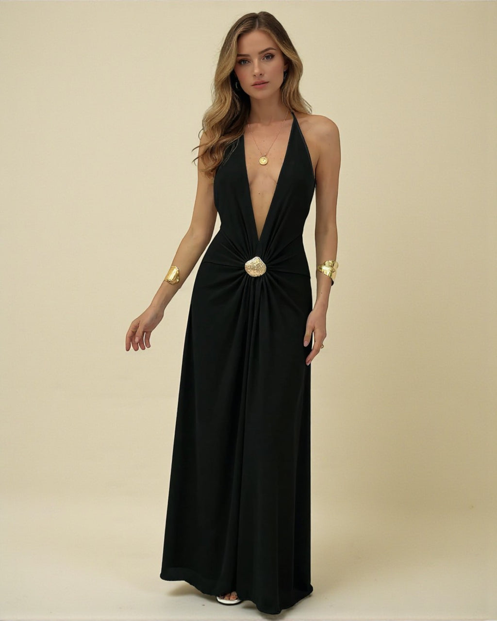 Ella Maxi Dress - Black