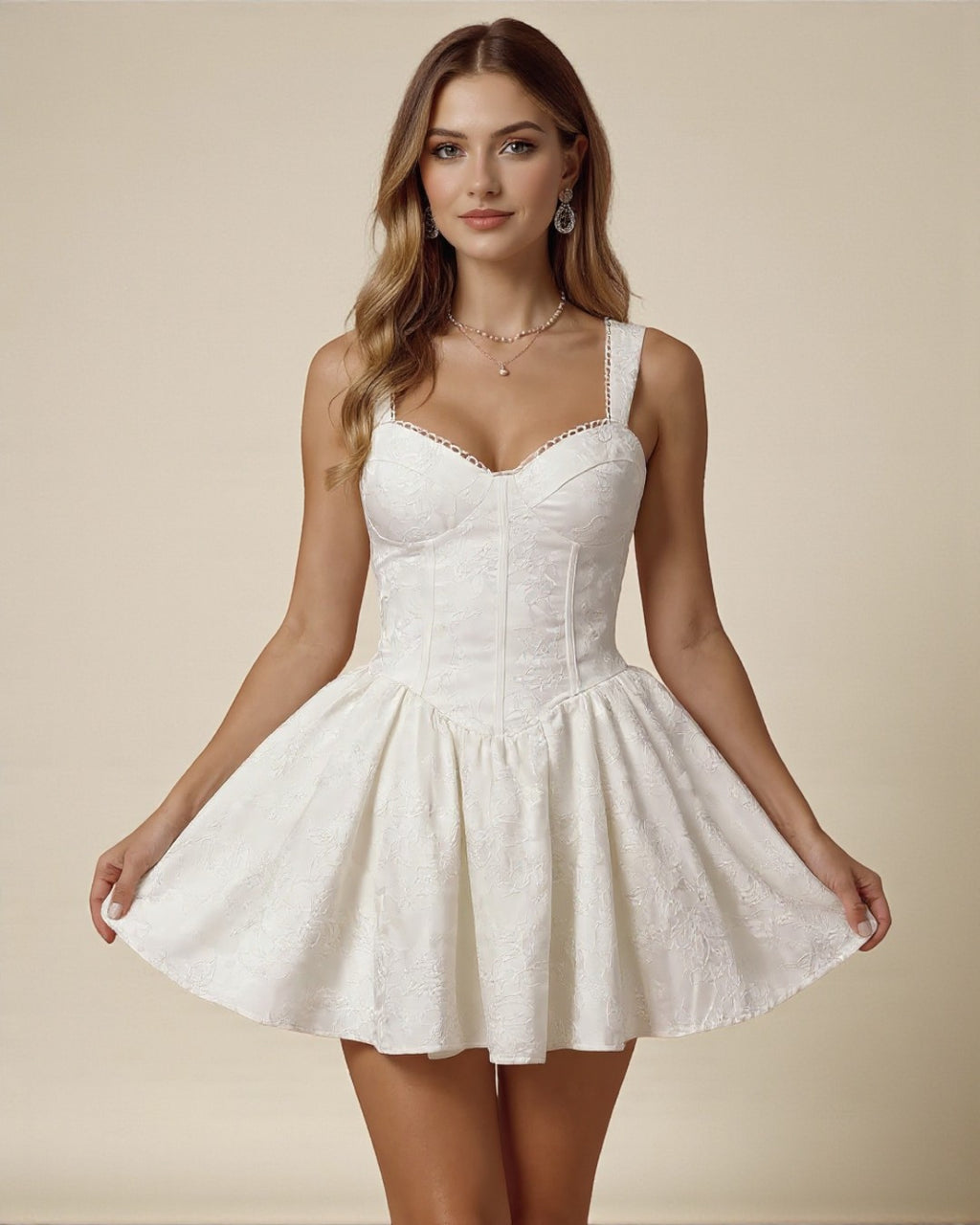 Ellie Mini Dress – White