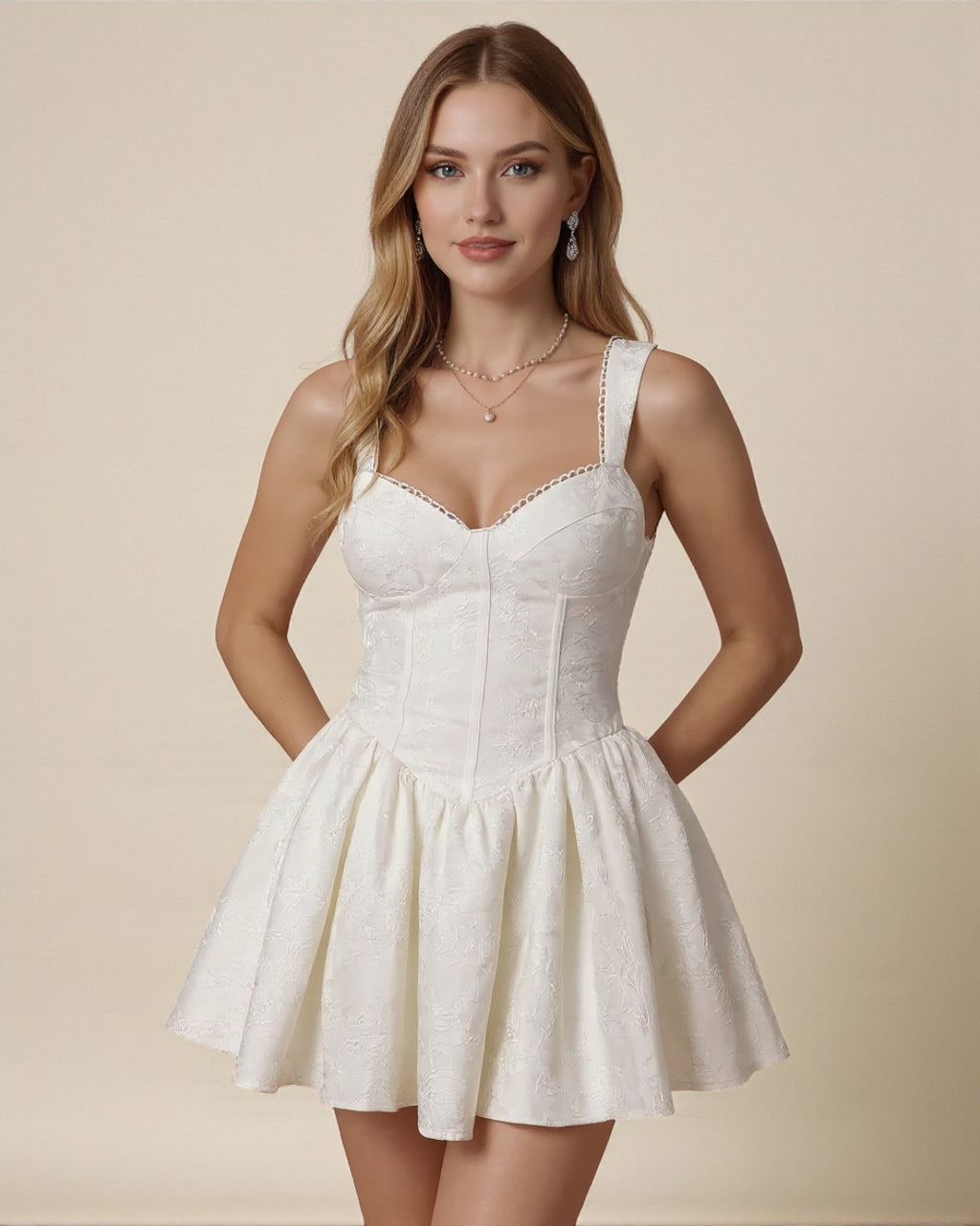Ellie Mini Dress – White