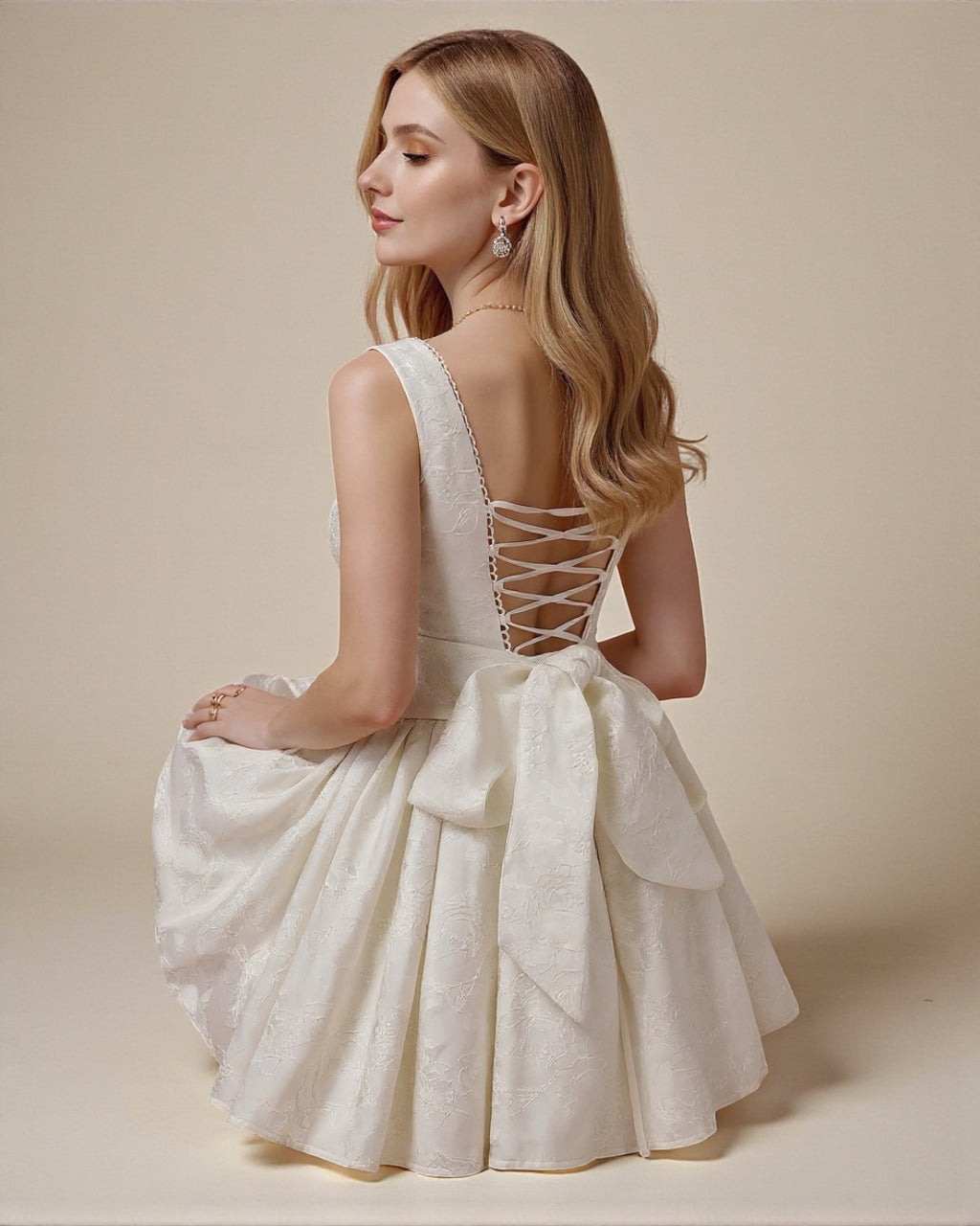 Ellie Mini Dress – White