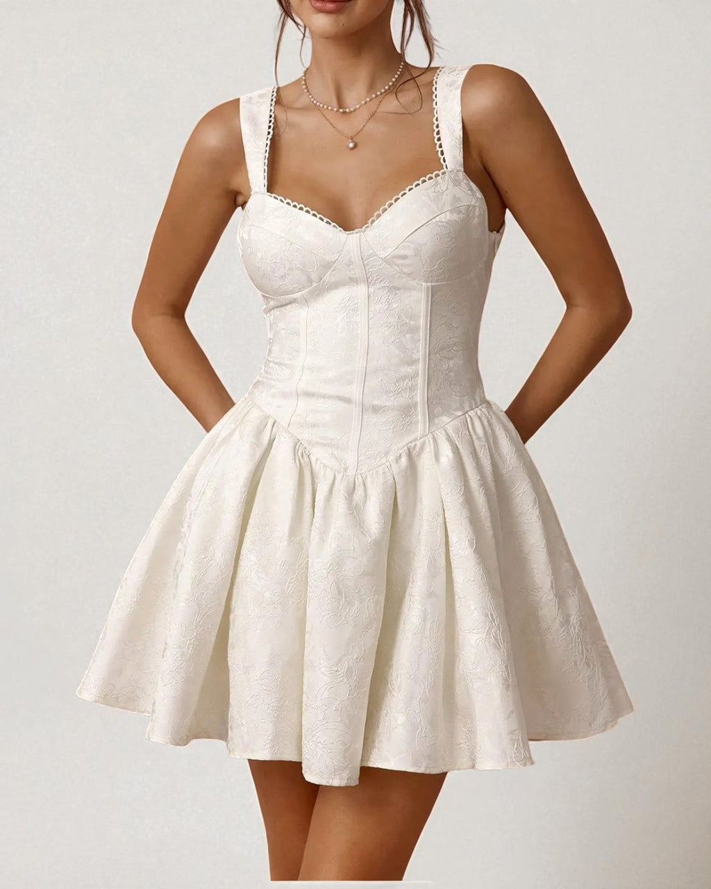 Ellie Mini Dress – White