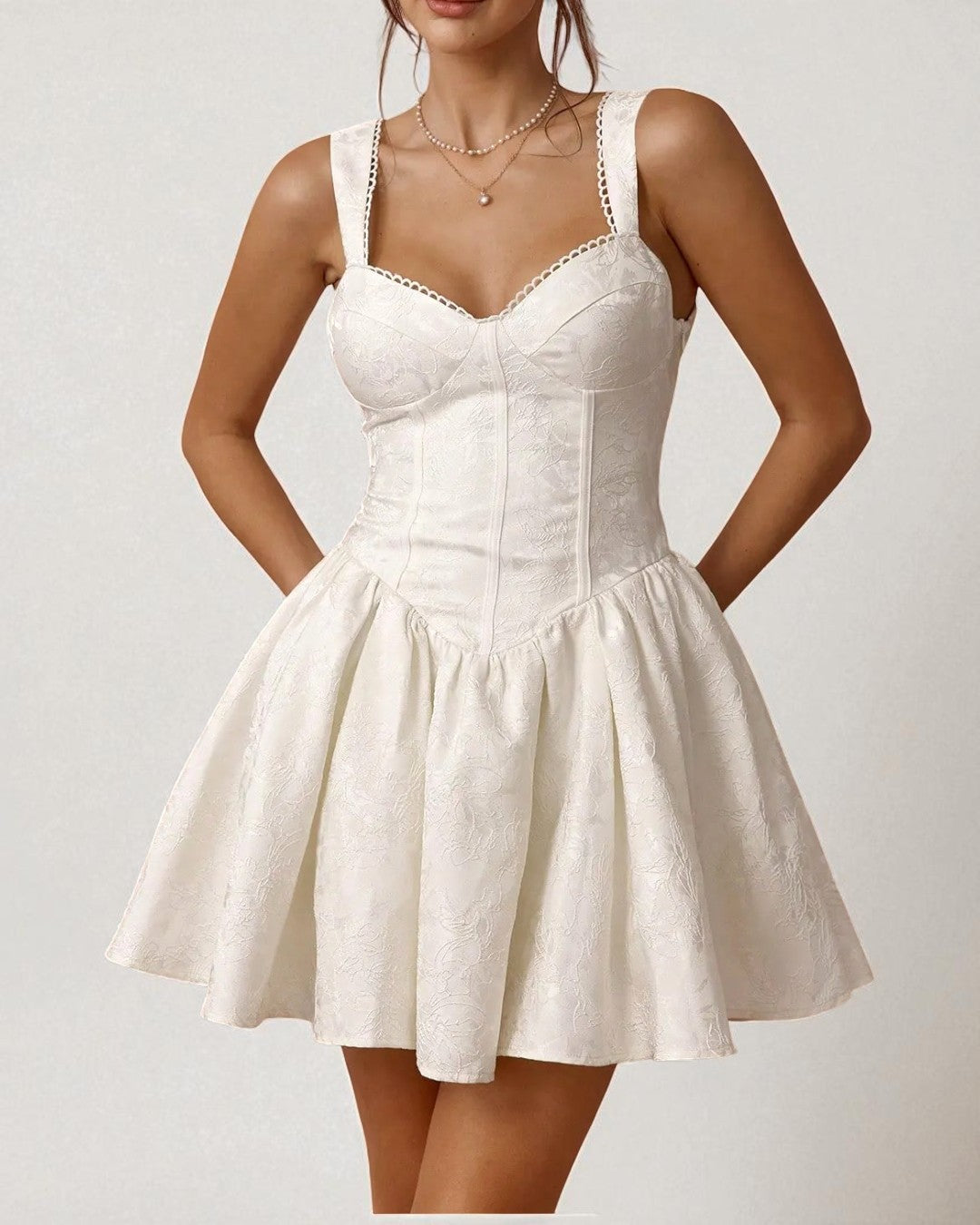 Ellie Mini Dress – White