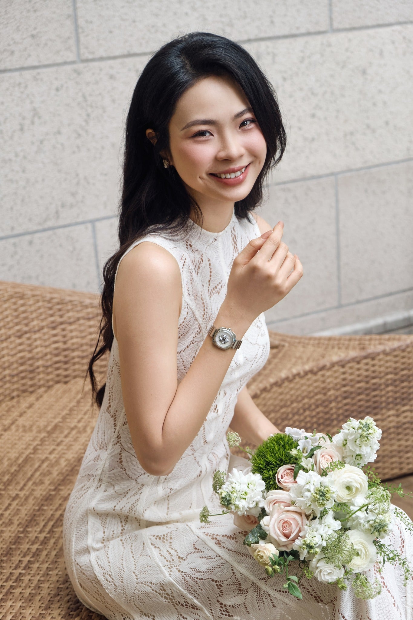 Emery Lace Midi Dress in Ivory, Vintage Lace Dress for Women, lace mermaid wedding dress