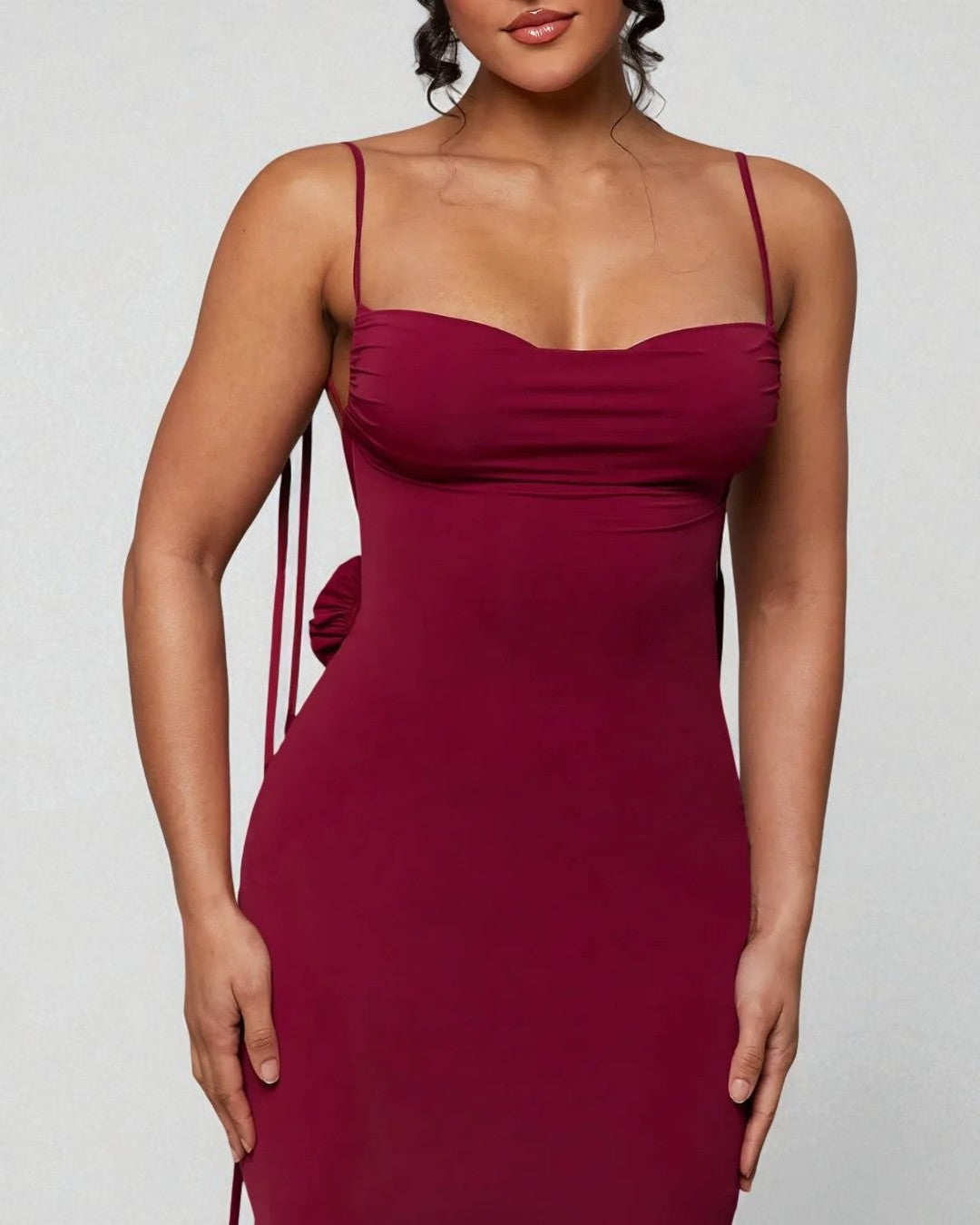 Emily Maxi Dress - Burgundy