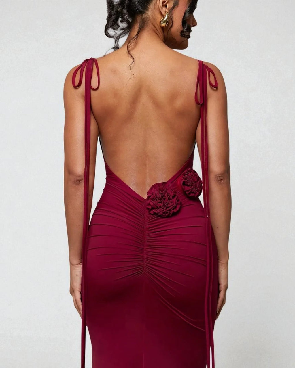 Emily Maxi Dress - Burgundy