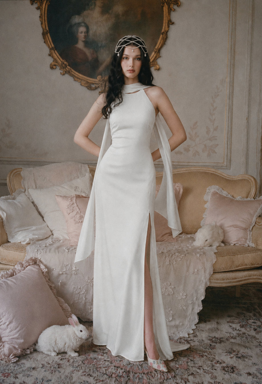 ethereal maxi dress for love & lemons, ethereal fairy dress
