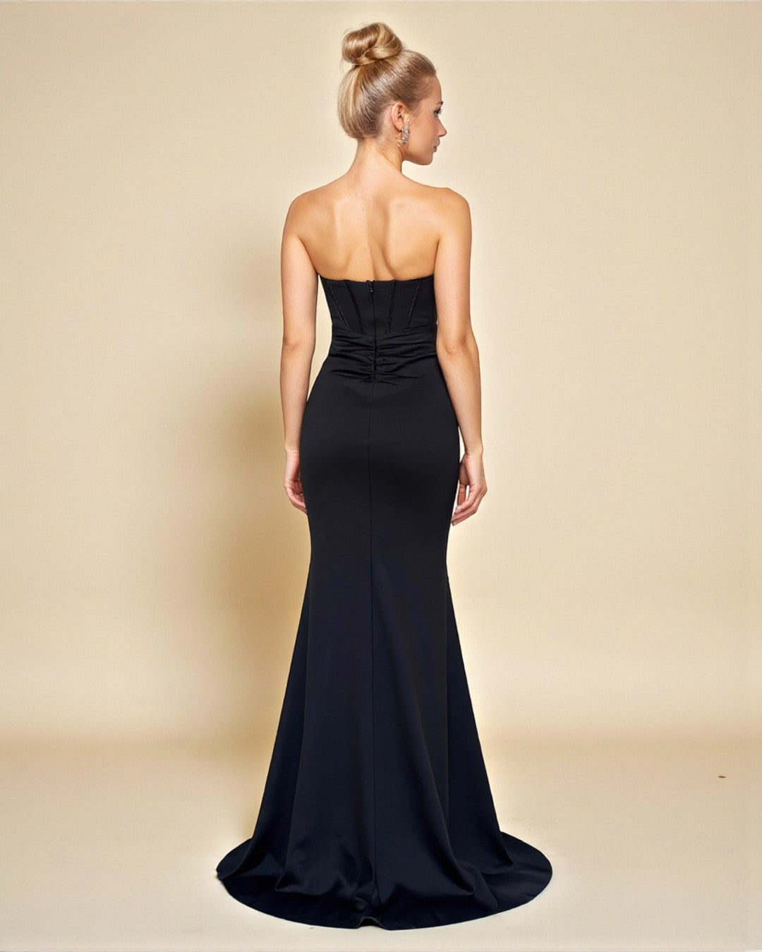 Everly Corset Gown - Black
