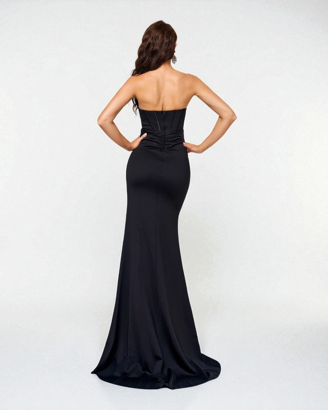 Everly Corset Gown - Black