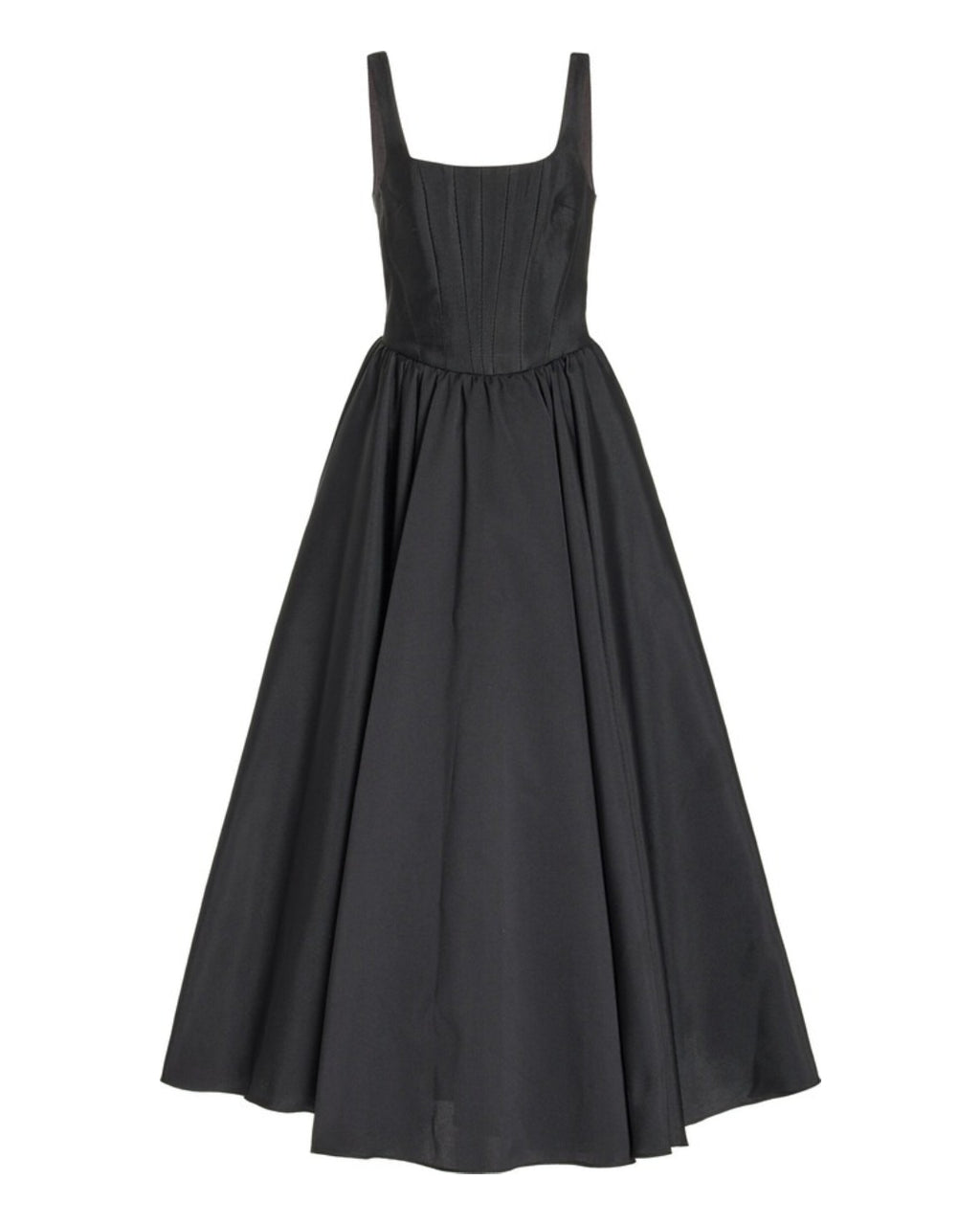 Francoise Midi Dress in Black, Women's Formal Midi Dress, black formal dress​