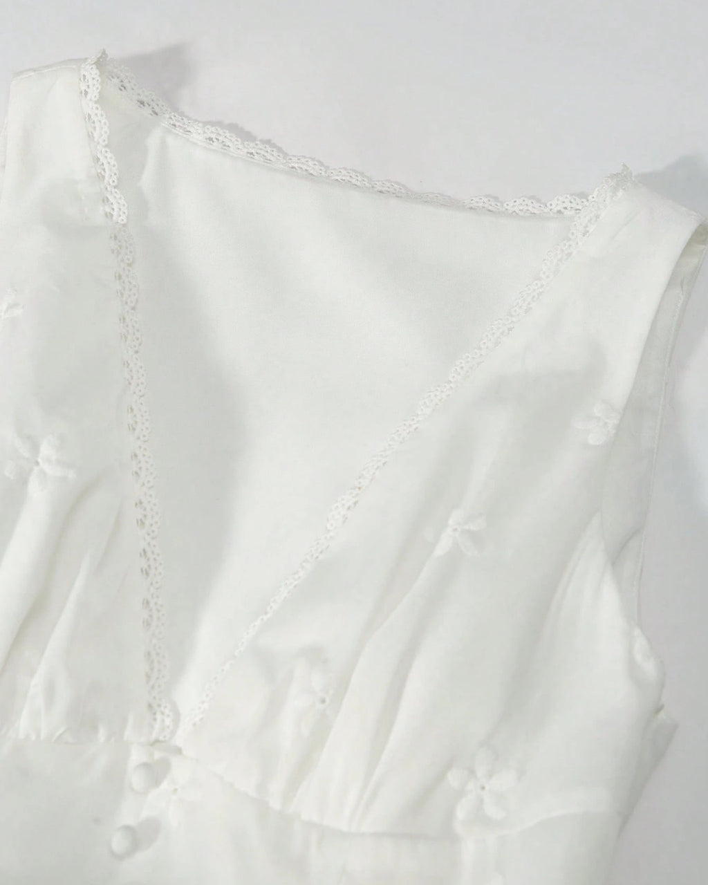 French-Inspired V-Neck Pleated Dress