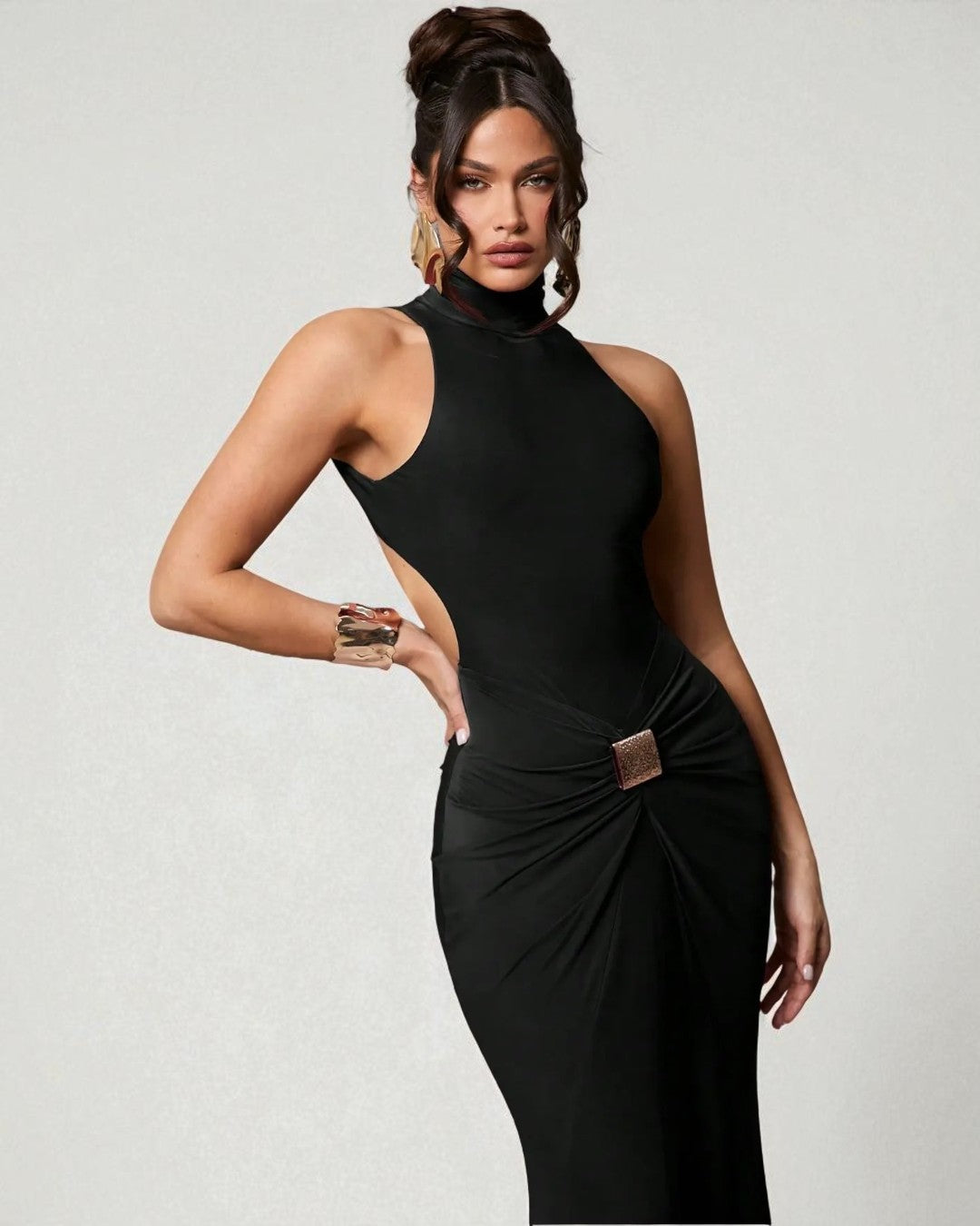 Gianna Maxi Dress - Black