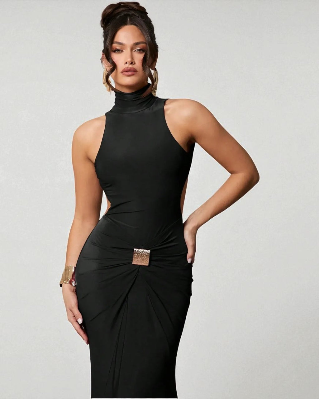 Gianna Maxi Dress - Black