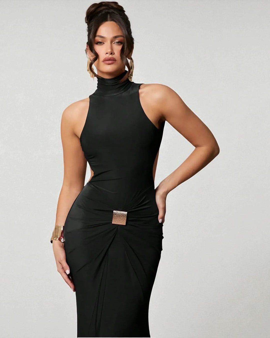 Gianna Maxi Dress - Black