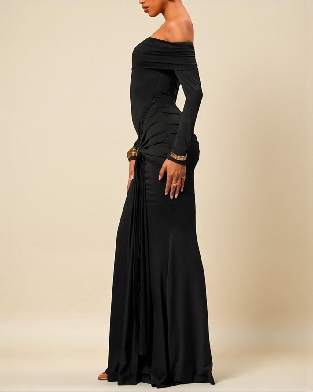 Grace Maxi Dress - Black