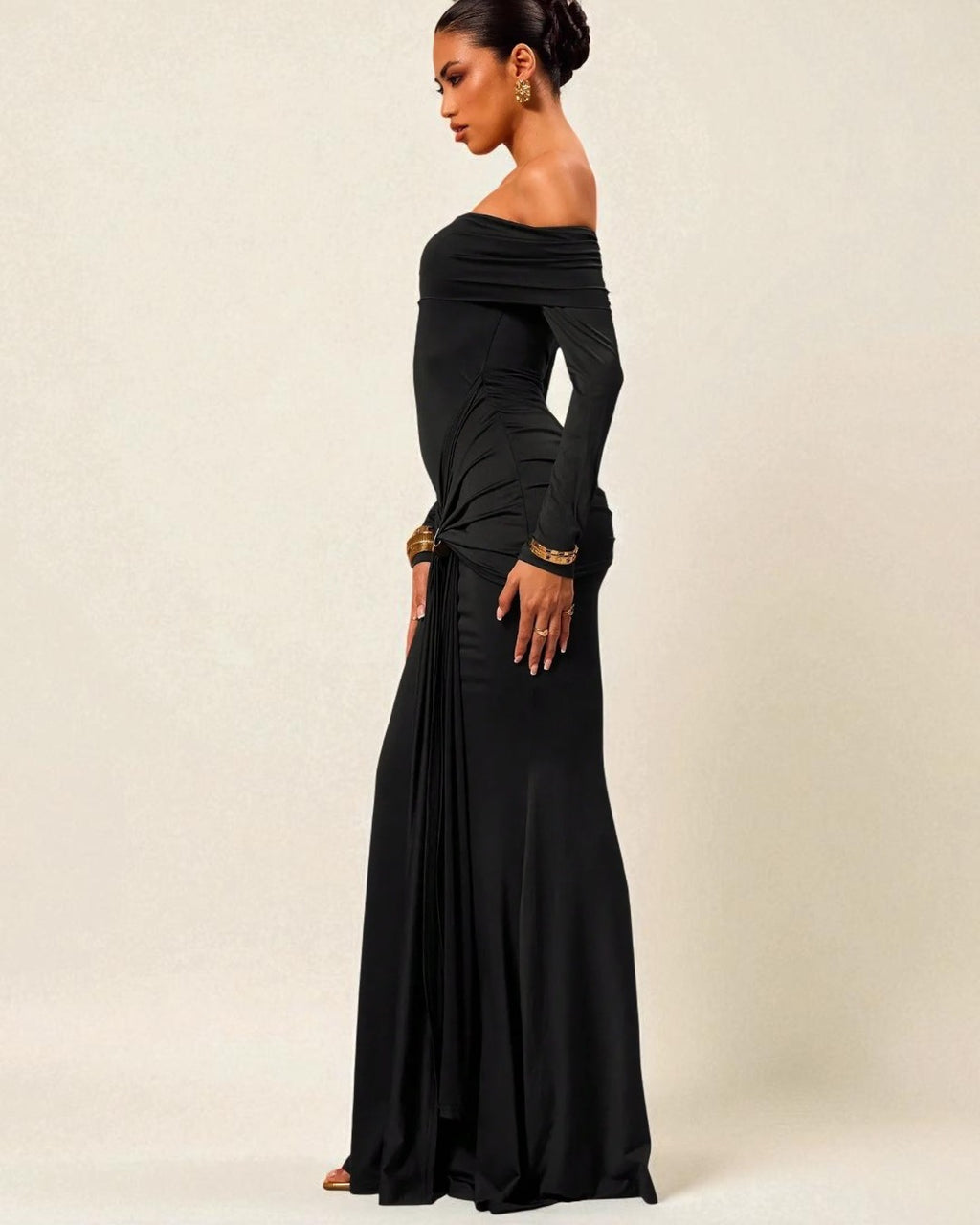 Grace Maxi Dress - Black