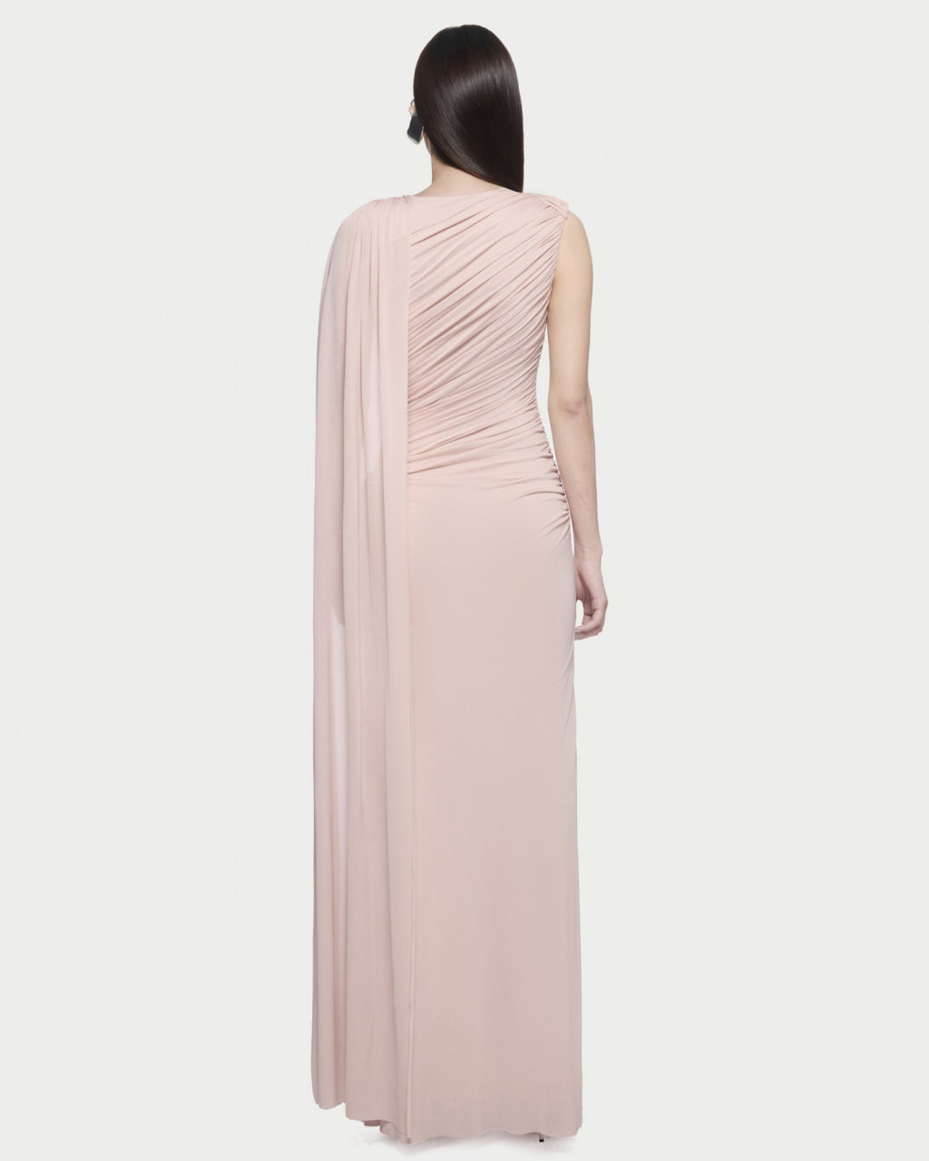 Helena Blush Pink Maxi Dress, Ethereal Maxi Dress, drop waist maxi dress, babyboo maxi dress