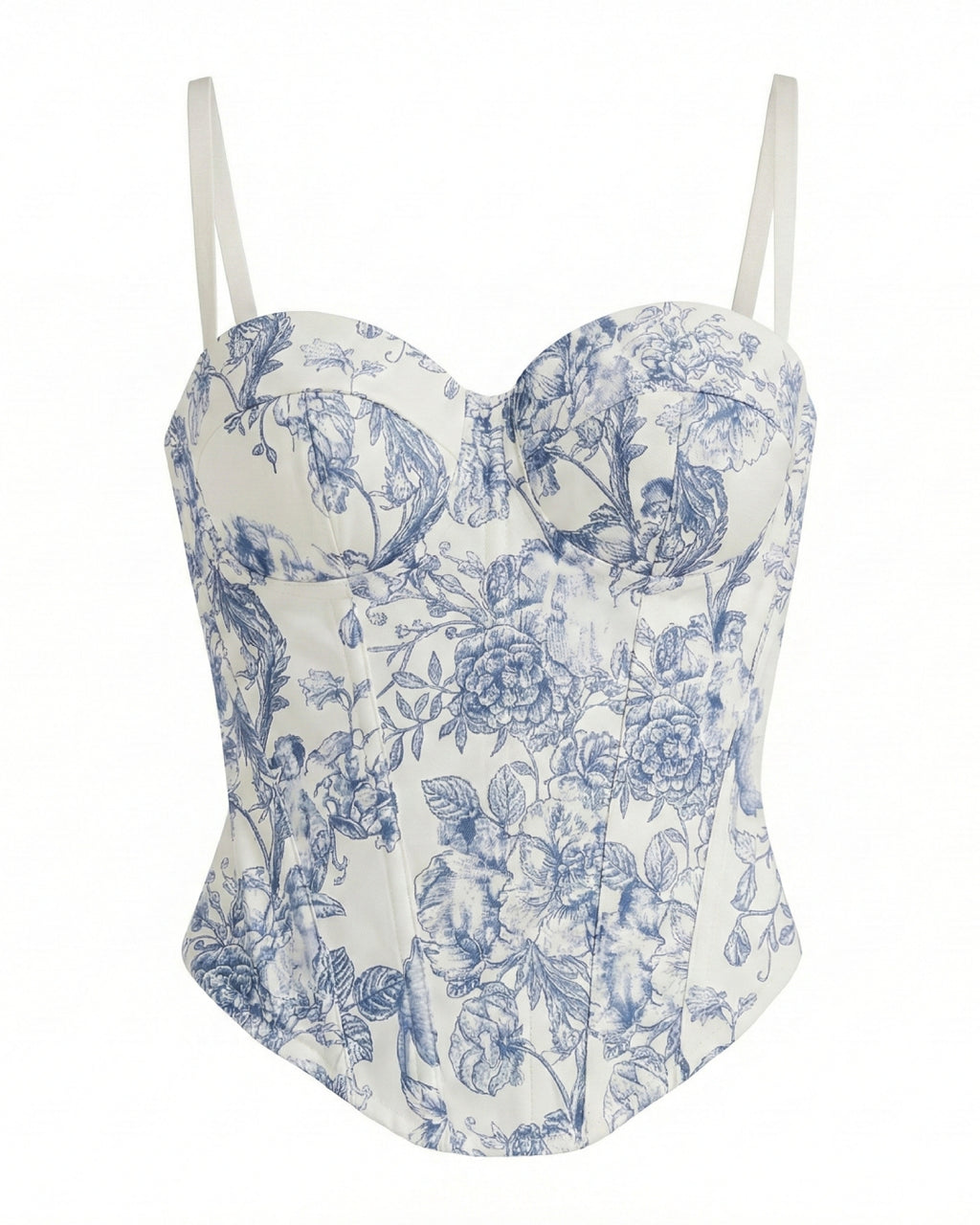 Idella Floral Lace Up Bustier Corset Top for Women, stella corset​