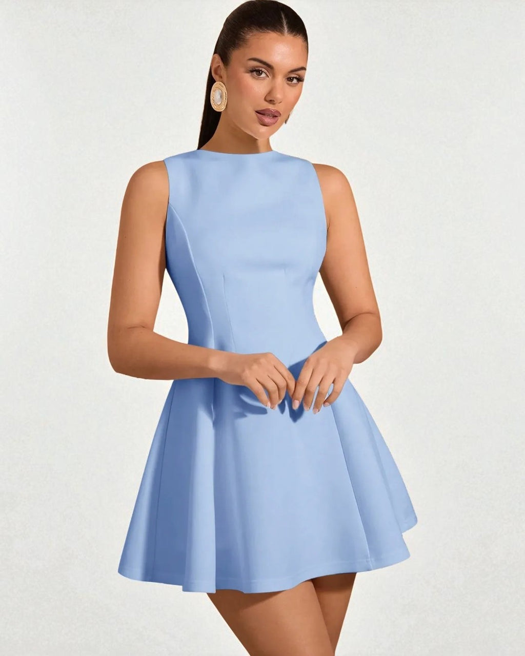Ivy Baby Blue Mini Dress, short dress, dress mini dresses, mini dress, fashion fashion dress