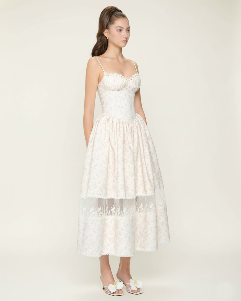 Josie Floral Midi Dress, Jubin dress canada, vietnamese dress