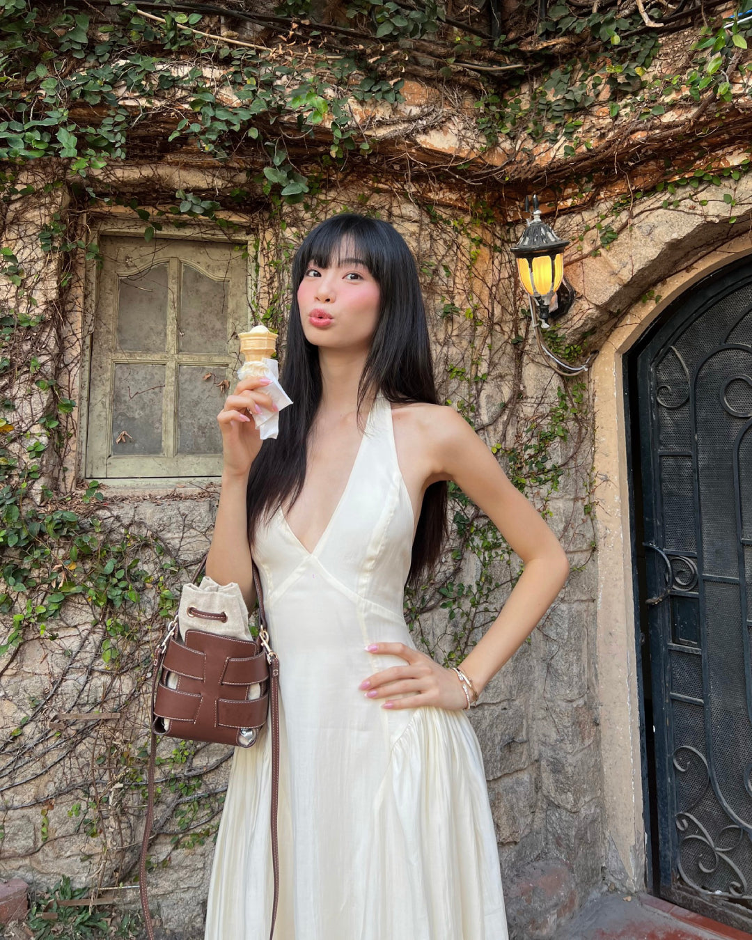 Juliette Midi Dress in Ivory, sun dress, wedding dress wedding dress, women dress dress​