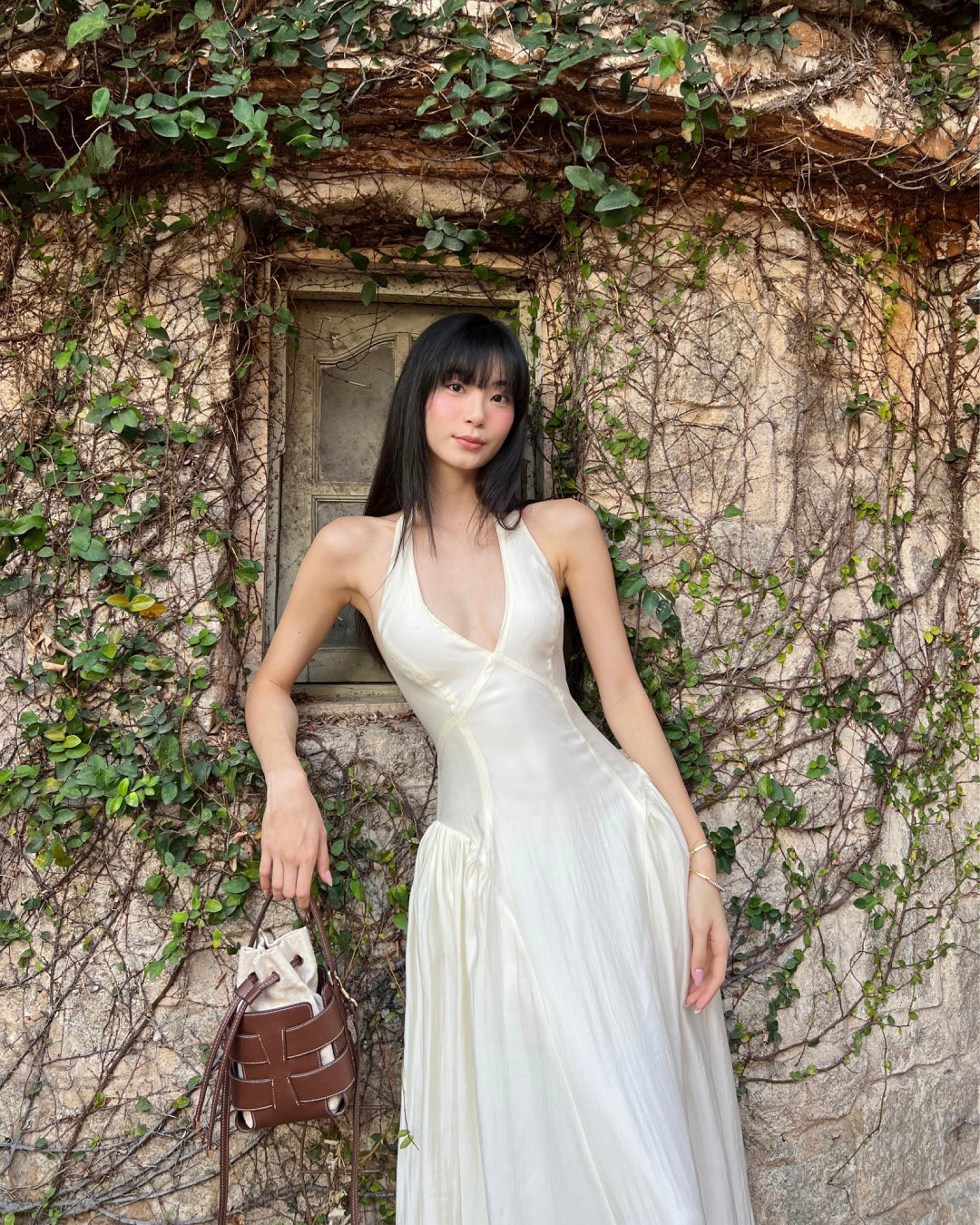 Juliette Midi Dress in Ivory, sun dress, wedding dress wedding dress, women dress dress​