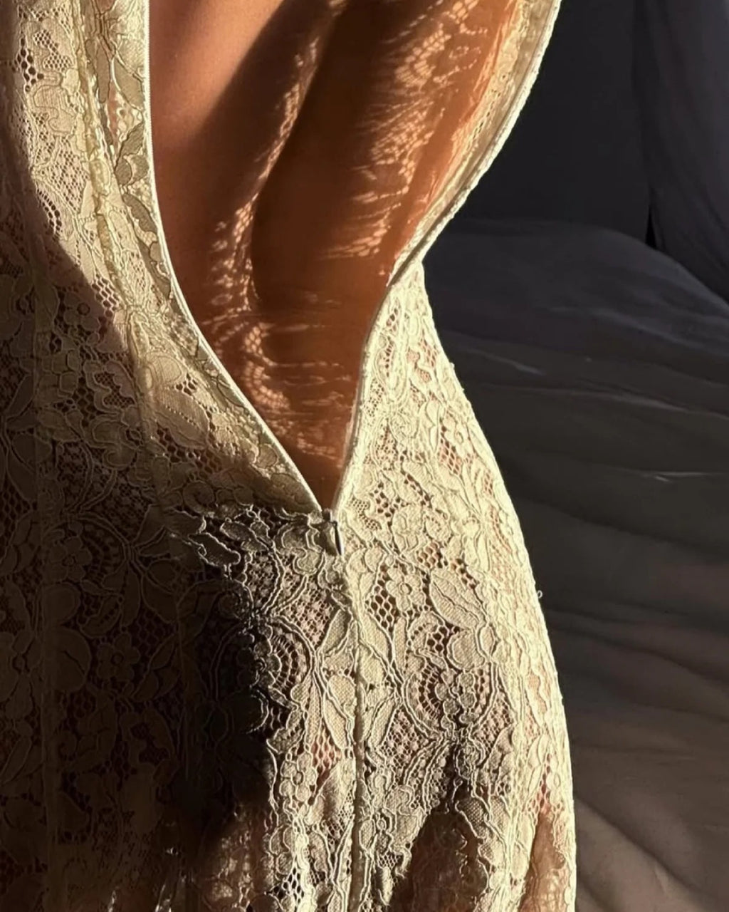 Kinsley White Lace Midi Dress, white dress white, white dress women's clothing​