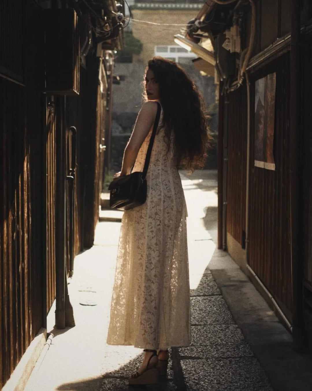 Kinsley White Lace Midi Dress, huong boutique, dress with white​