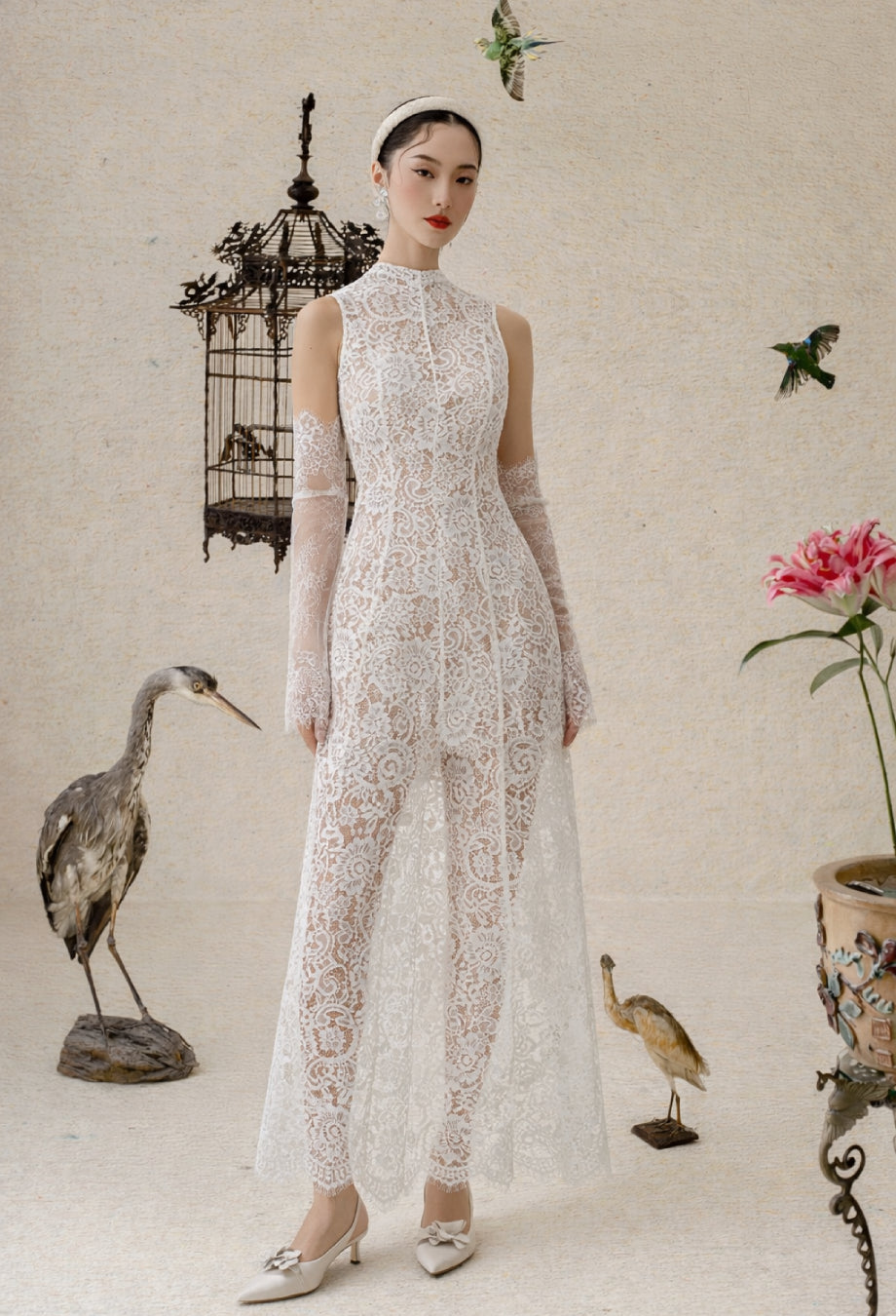 Kinsley White Floral Lace Midi Dress, lace dress, lace wedding dress, white lace dress, lace dress dress​, lace style wedding dress