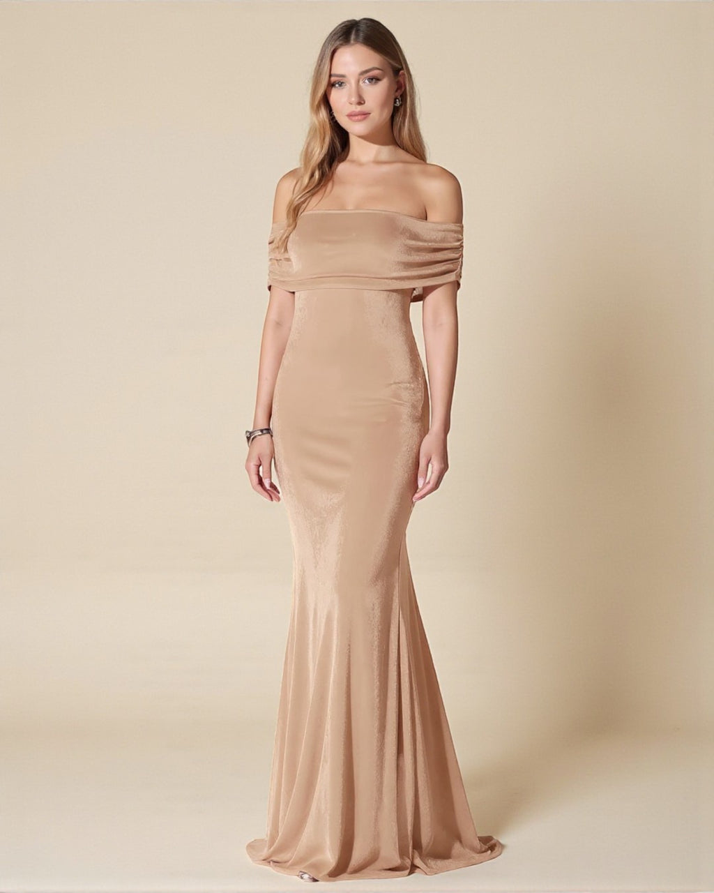 Layla Maxi Dress - Apricot
