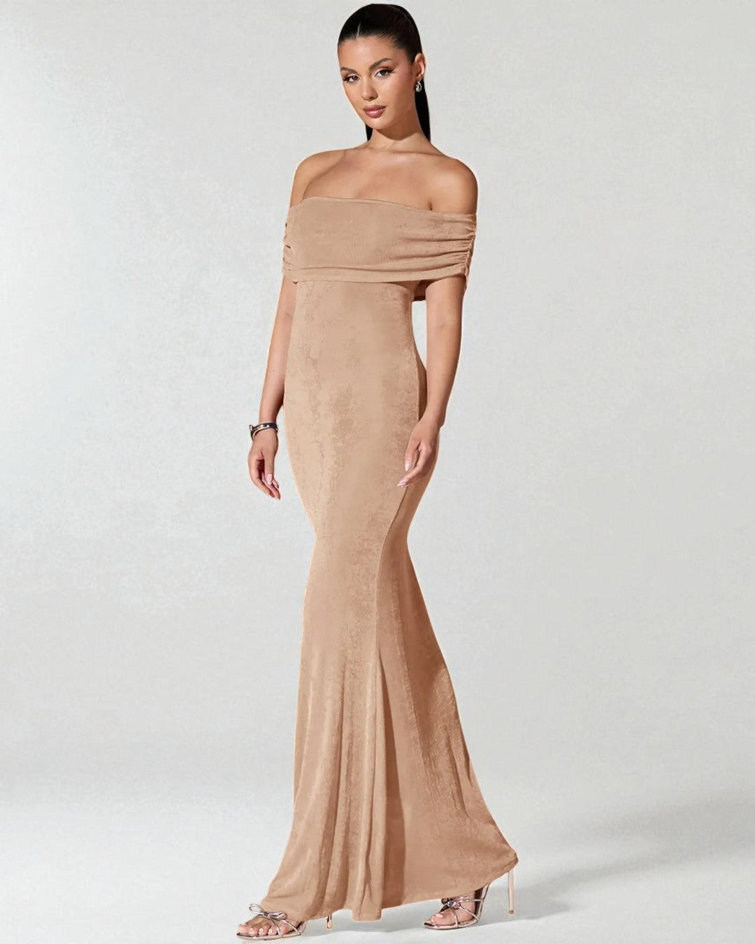 Layla Maxi Dress - Apricot
