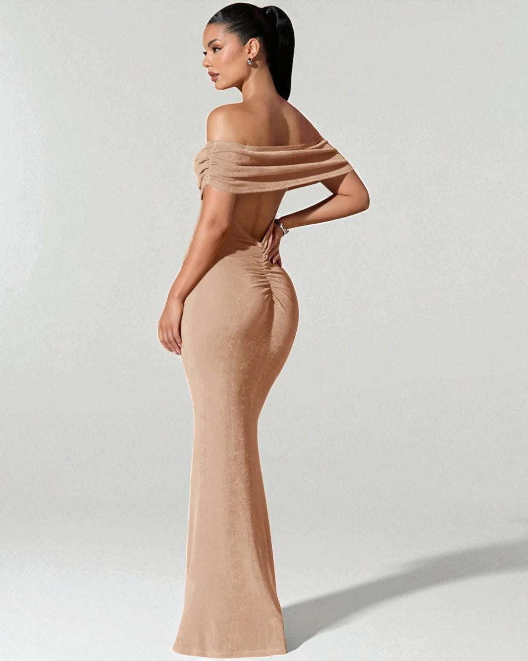 Layla Maxi Dress - Apricot