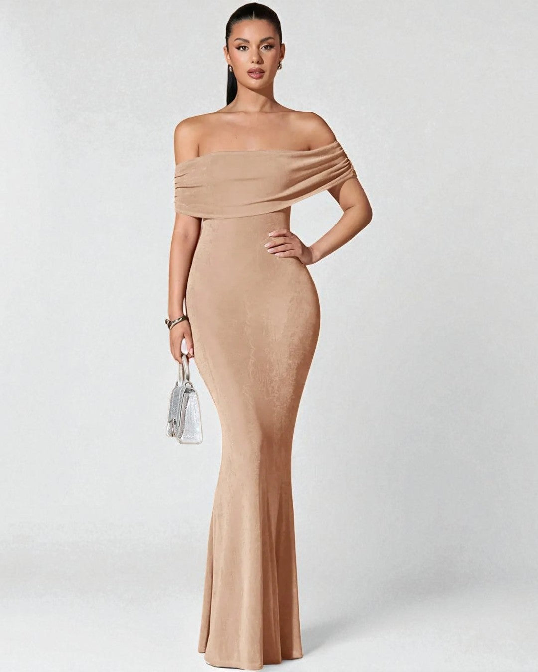 Layla Maxi Dress - Apricot