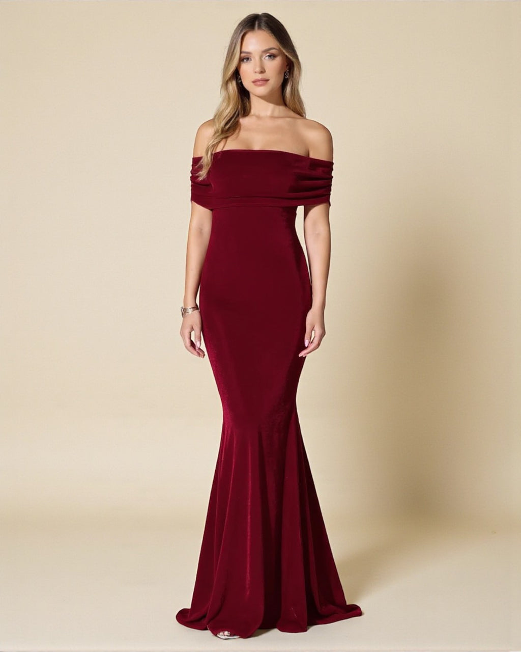 Layla Maxi Dress - Burgundy