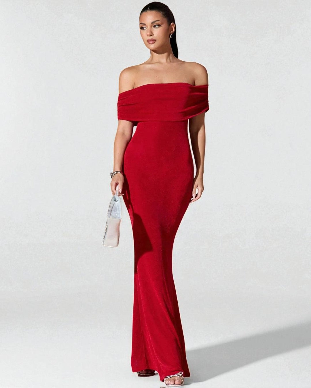 Layla Maxi Dress - Red