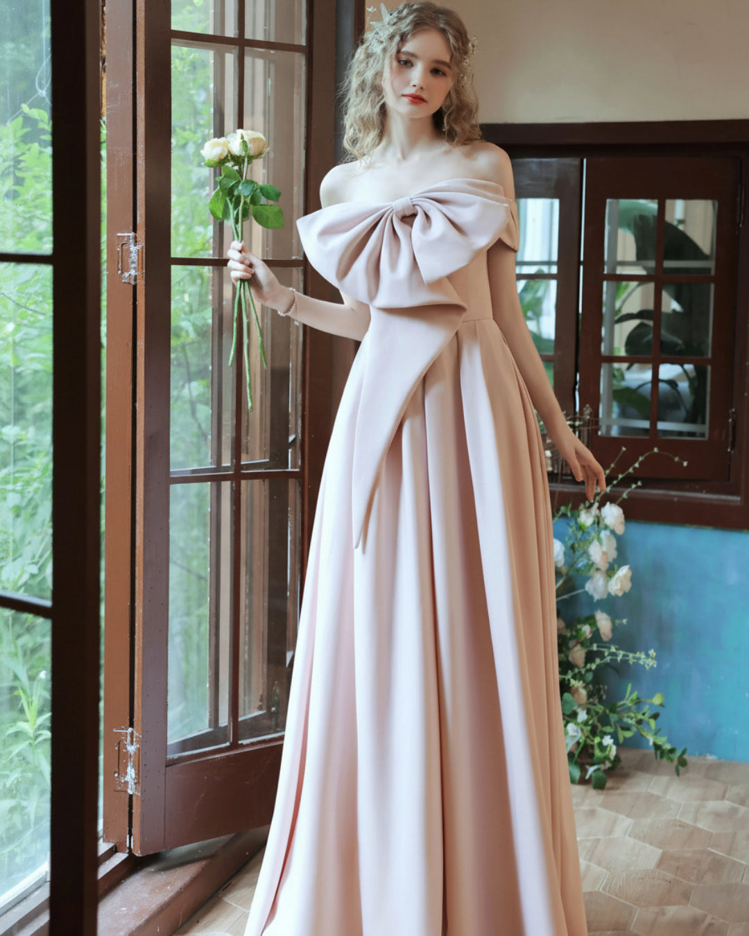 Blush Pink Prom Gown 2026, Marcella Maxi Dress, ball gown prom dress, princess prom gown