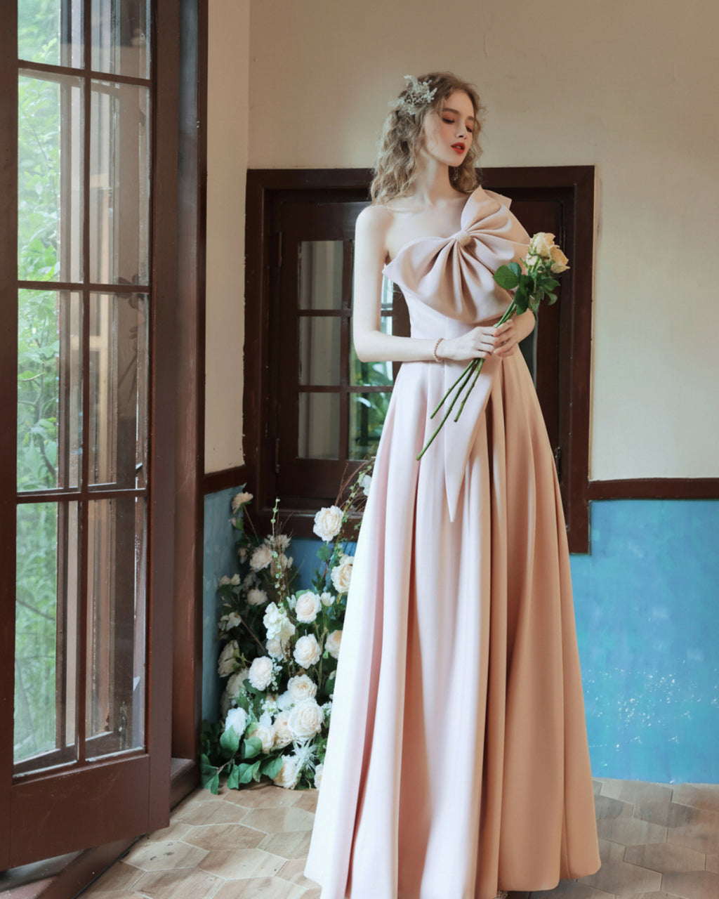 Blush Pink Prom dress 2026, Marcella Maxi Dress, dress in prom​, prom dress canada​