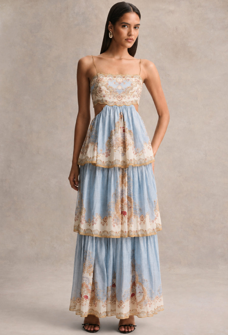 Vintage Floral Maxi Dress, Mariam Cotton Resort Dress, vintage floral maxi dress, vintage maxi dress, floral maxi dress vintage​