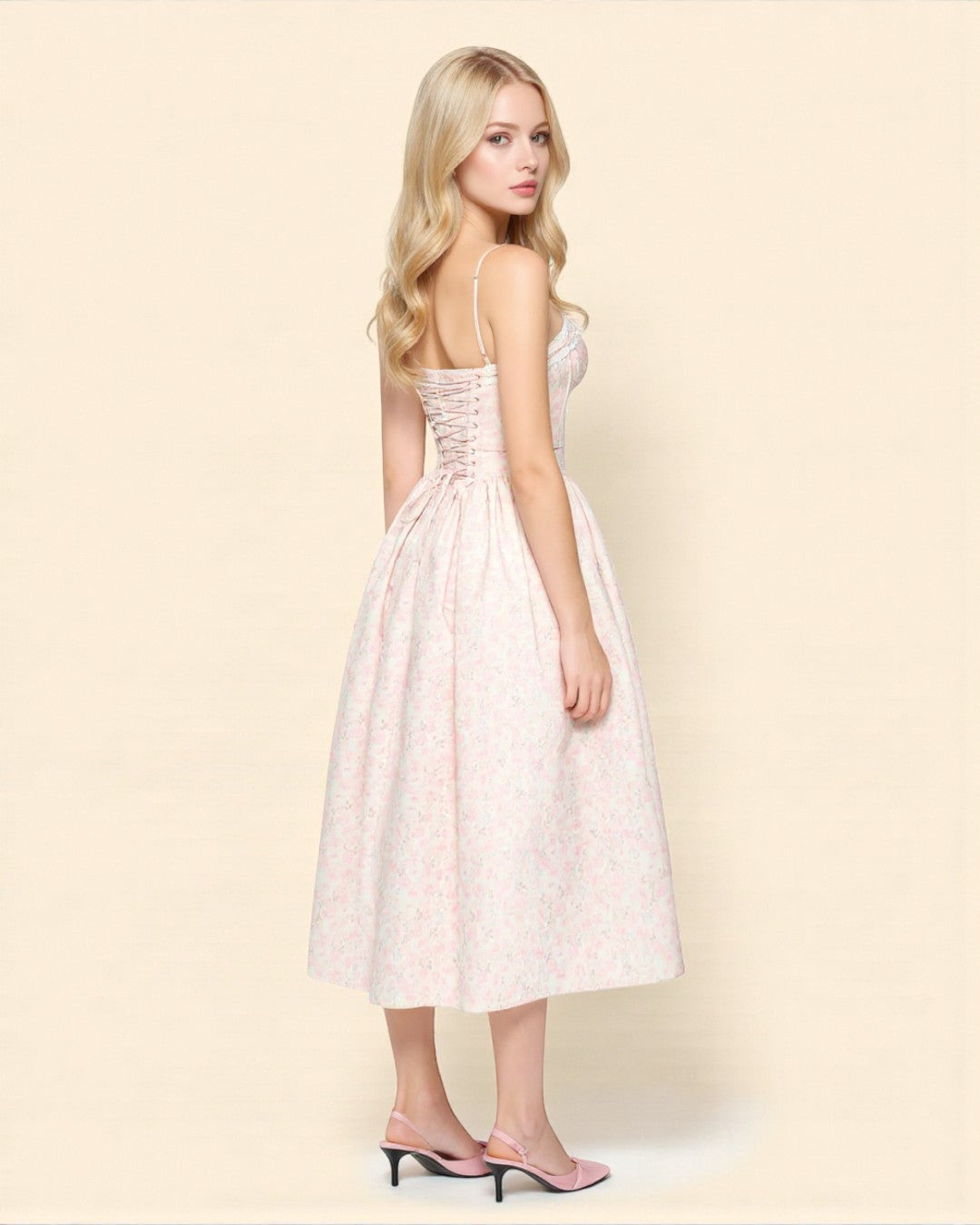Melody Floral Midi Dress
