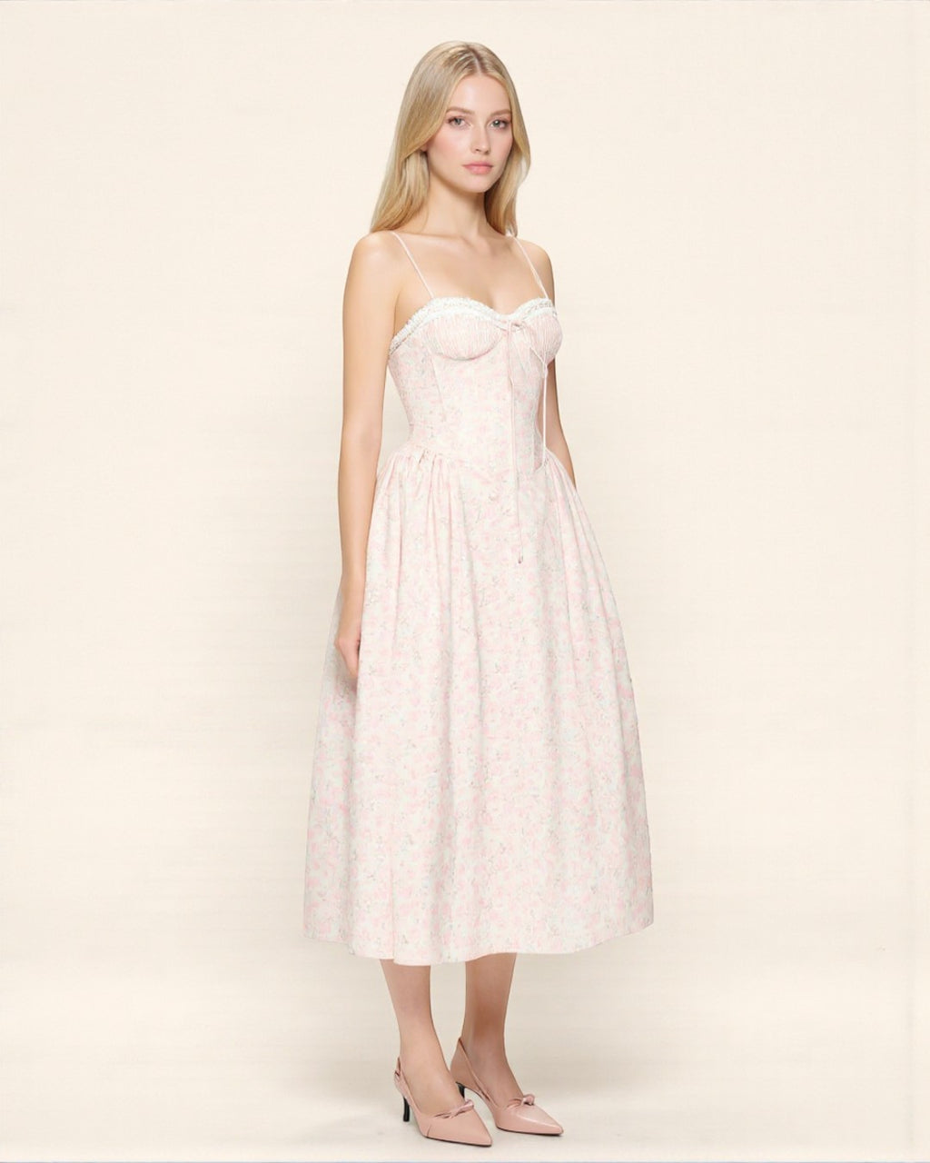 Melody Floral Midi Dress