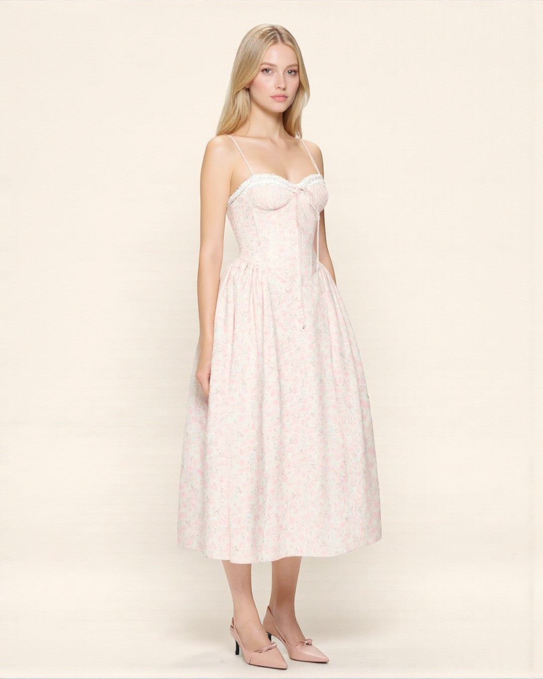 Melody Floral Midi Dress