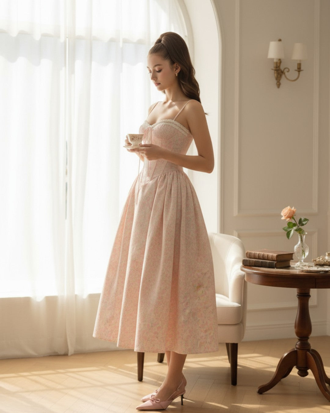 Melody Floral Midi Dress
