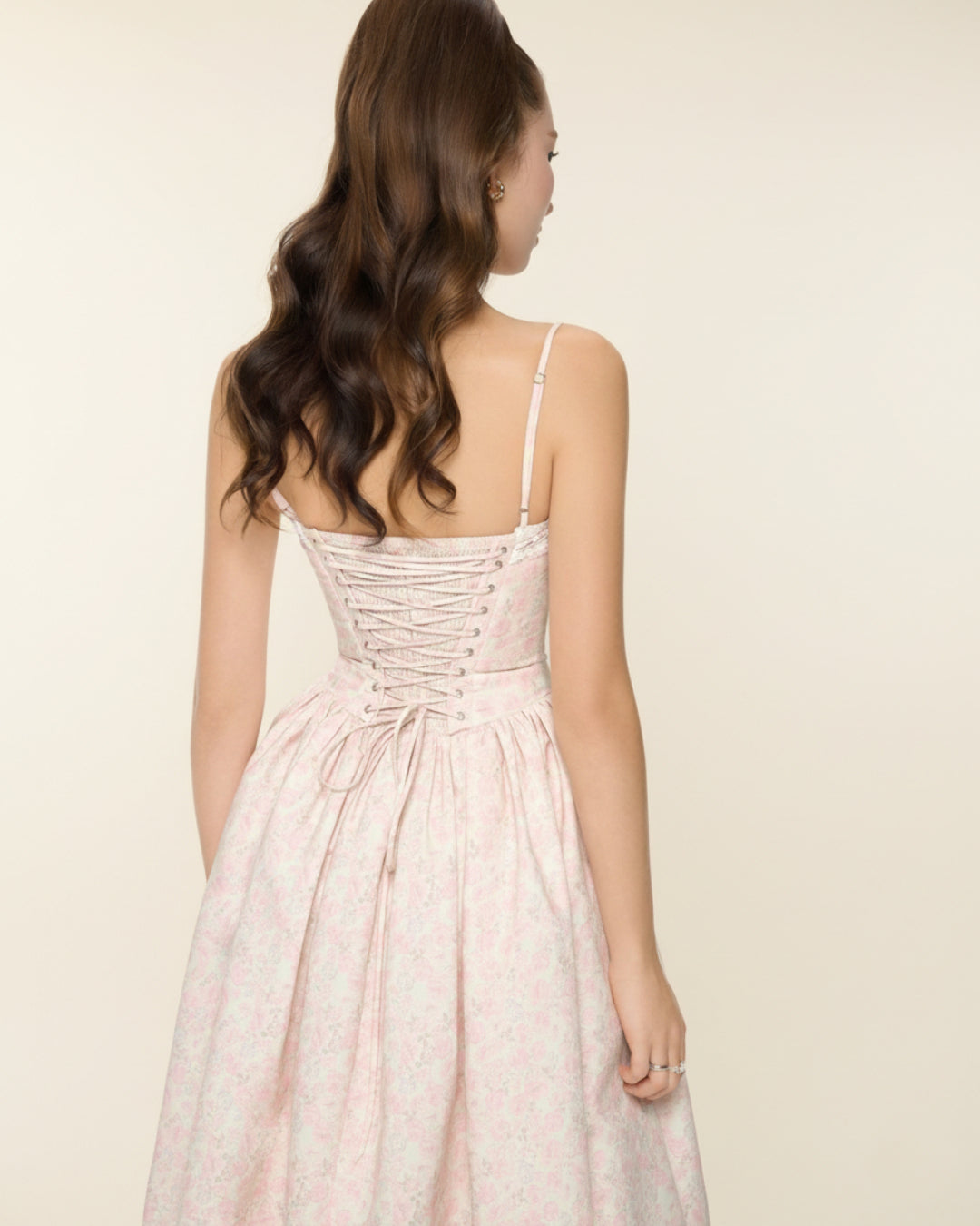 Melody Floral Midi Dress, Jubin Dress Collection, dress floral women​