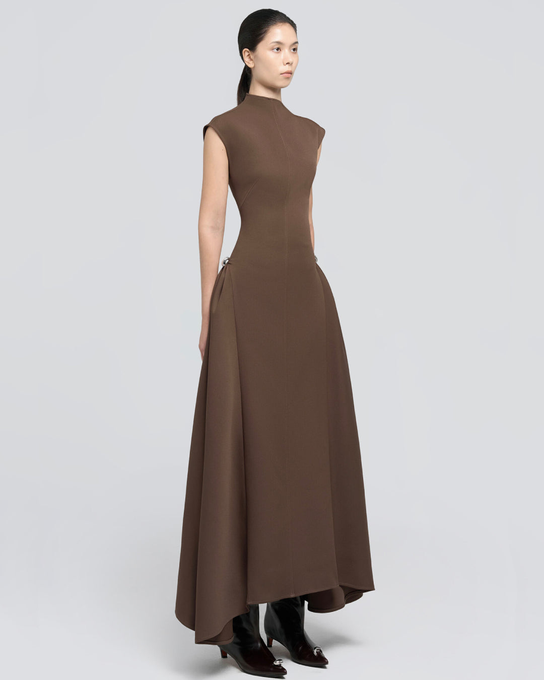 asos brown wedding guest dress brown wedding guest maxi dress Jianna Peated Maxi Dress