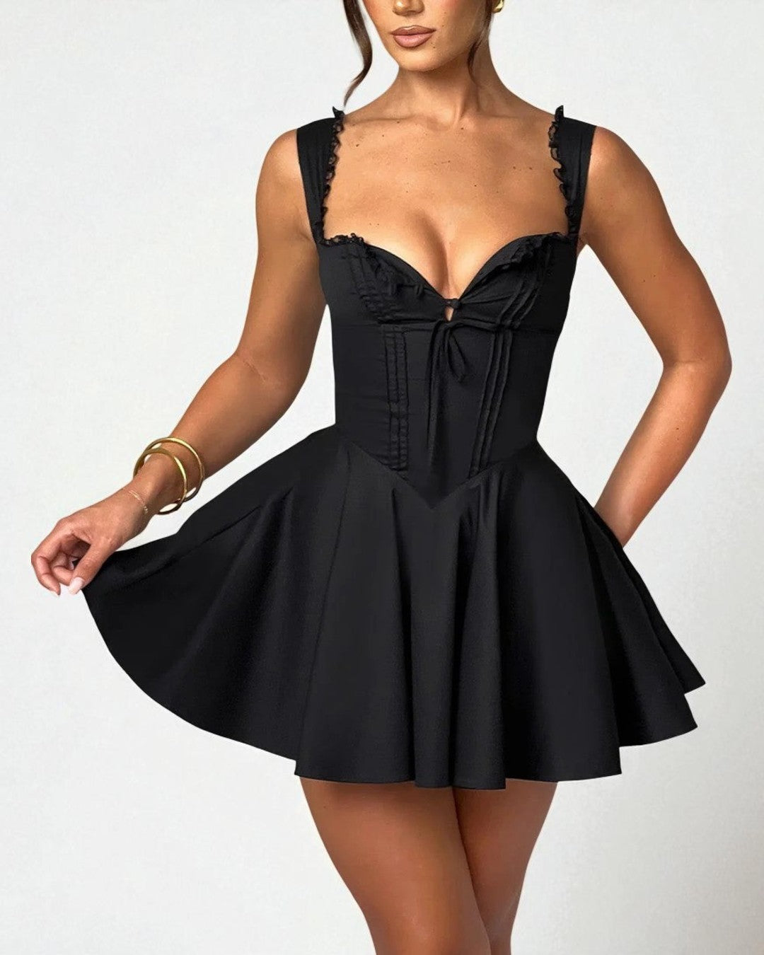 Mila Black Mini Dress