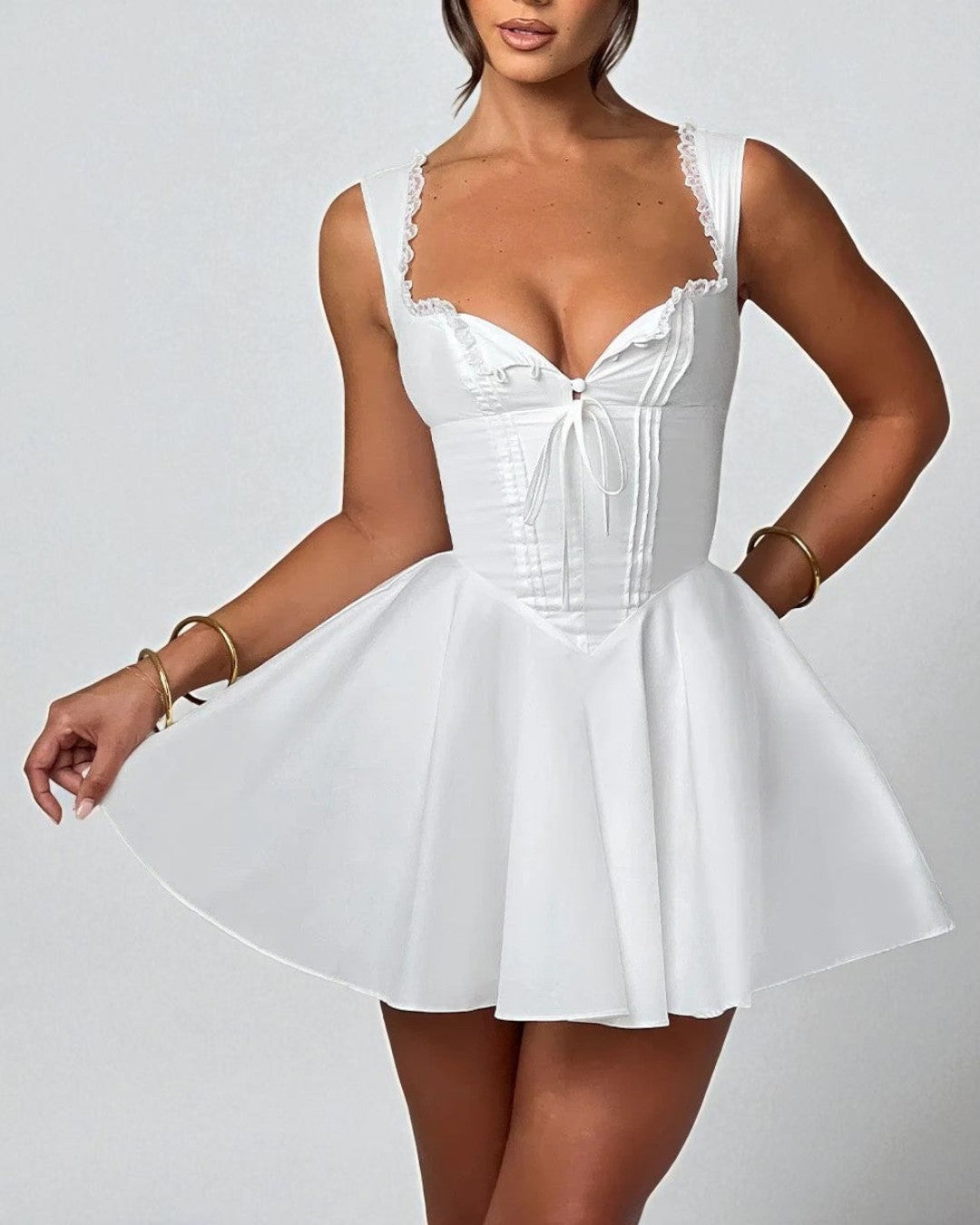 Mila White Mini Dress