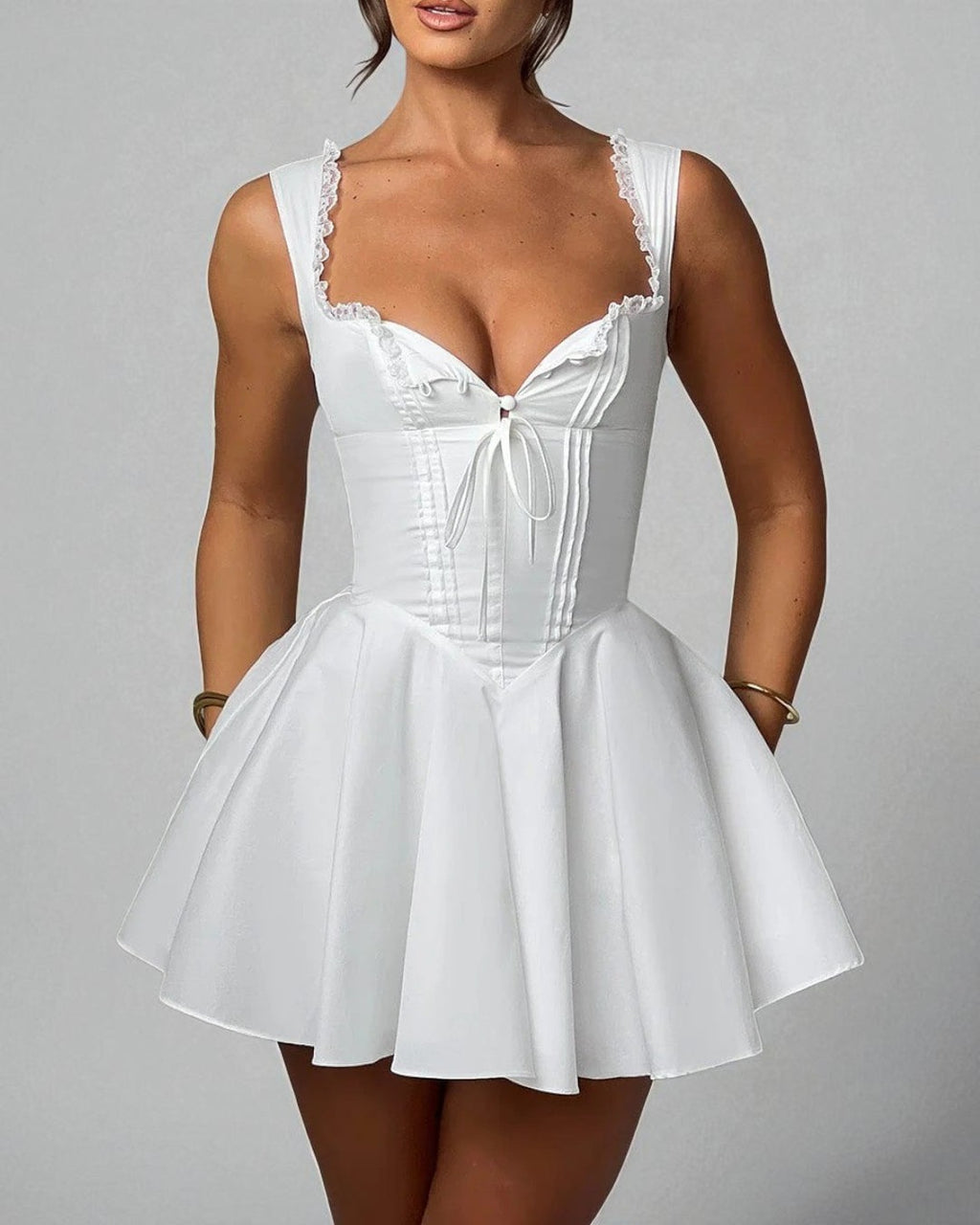Mila White Mini Dress